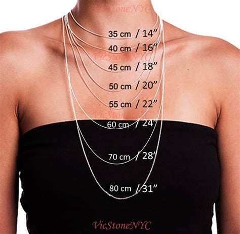 cartier necklace size guide.